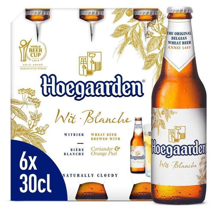 Hoegaarden Witbier fles 6 x 30 cl (Set, 6 × 30cl)