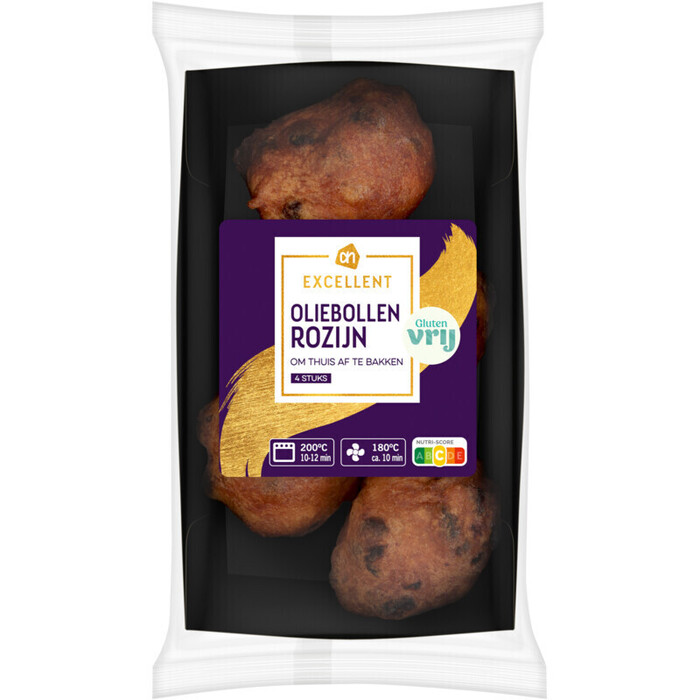 AH Excellent Glutenvrije oliebollen rozijn