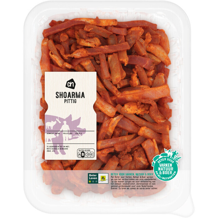 Pittige shoarmareepjes (500g)