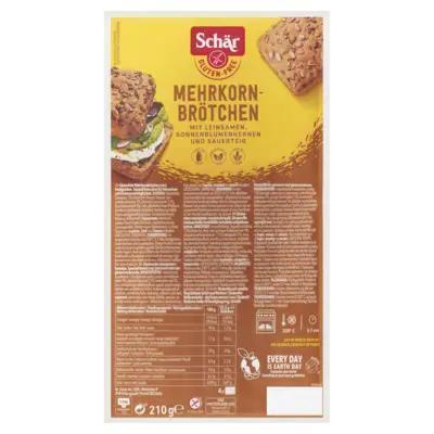 Schär Meergranenbroodjes glutenvrij (210g)