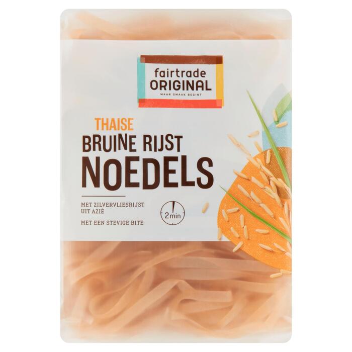 Fairtrade Original Thaise rijst noedels zilvervliesrijst (Zak, 225g)