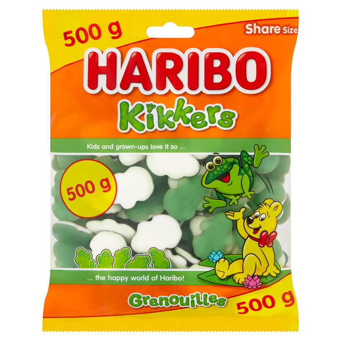 Haribo Kikkers Share Size 500 g (400g)