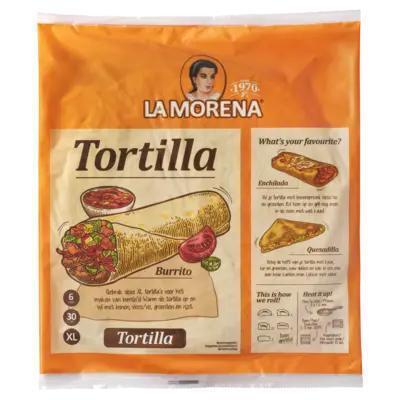 La Morena Tortilla naturel XL (600g)
