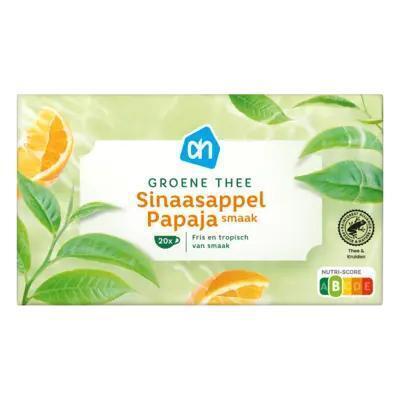 AH Groene thee sinaasappel & papaya