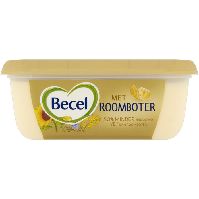 Becel Met roomboter voor op brood (Kuipje, 225g)