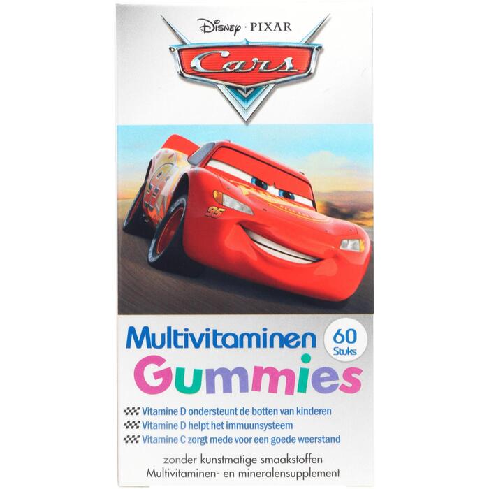 Disney Cars multivitamines gummies (60 × 2.5g)
