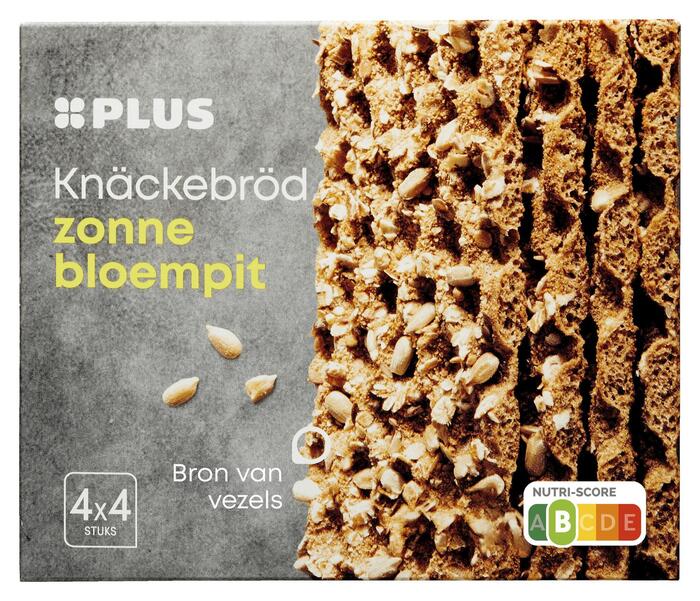 PLUS Knackebrod zonnebloempit (Doos, 265g)