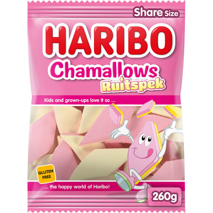 Haribo Chamallows ruitspek (Zak, 260g)