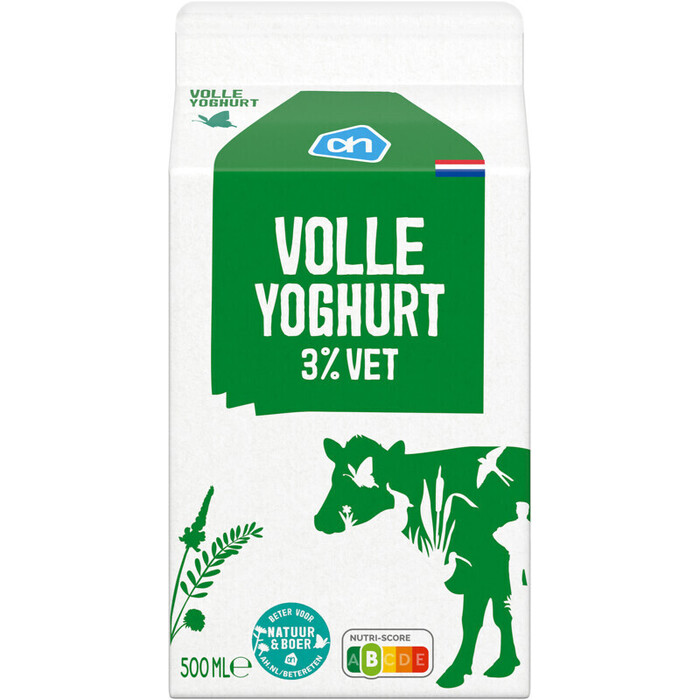 AH Volle yoghurt (0.5L)