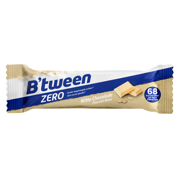 Hero B'tween mueslireep zero witte chocolade (20g)