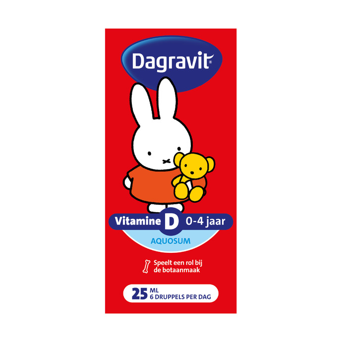 Kids vitamine D aquosum drup. 0-4 jaar (25ml)