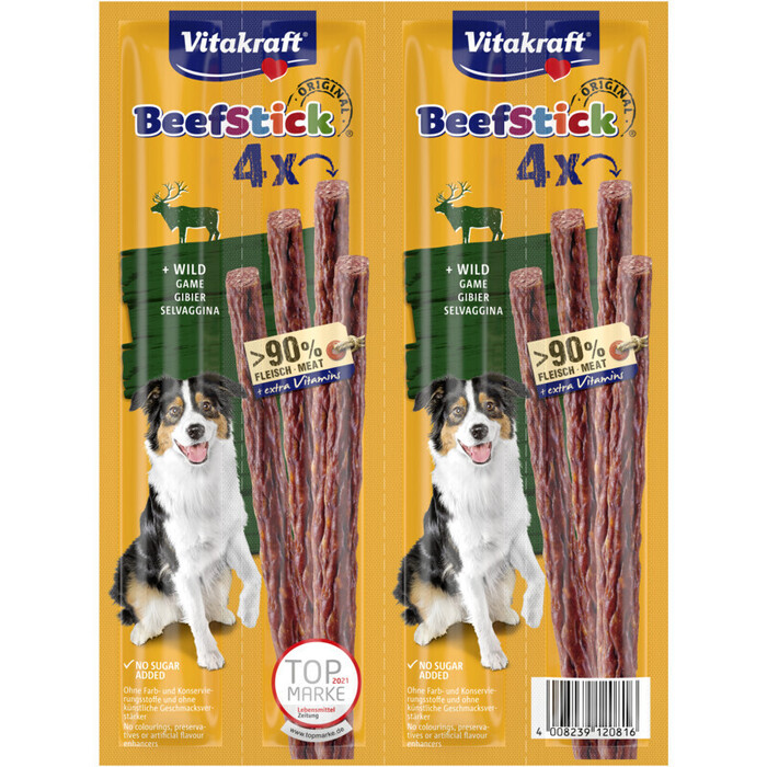 Vitakraft Original Beef Stick 4 Stuks 48 g (48g)