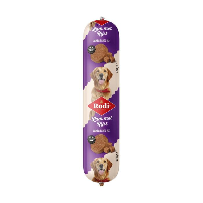Worst lam & rijst (Stuk, 400g)