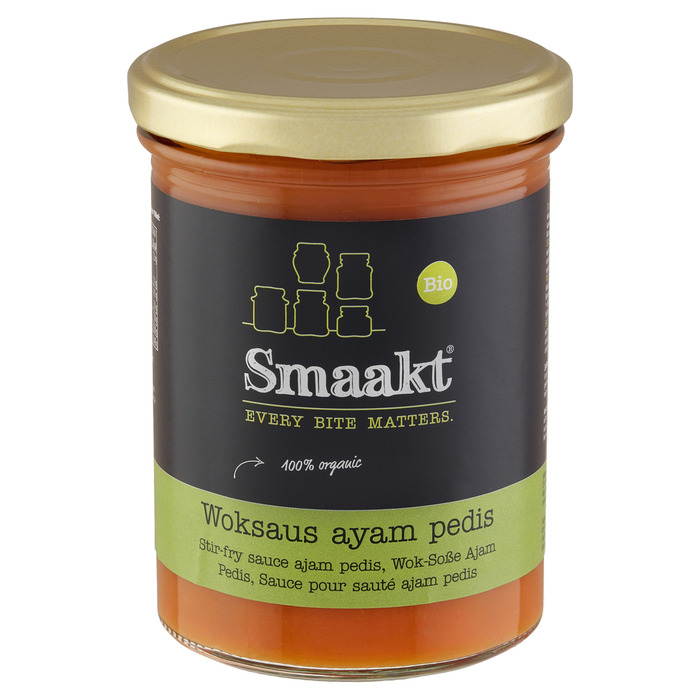 Smaakt Woksaus Ayem Pedis bio 425ML (Pot, 42.5cl)