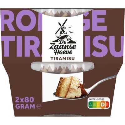 De Zaanse Hoeve Tiramisu (2 × 80g)