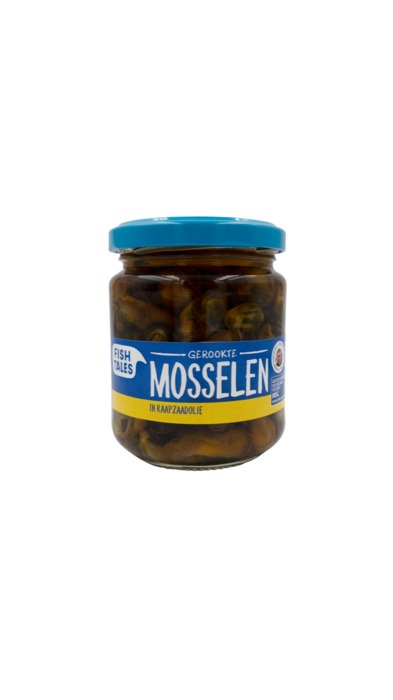 Fish Tales Gerookte mosselen in olie (200g)