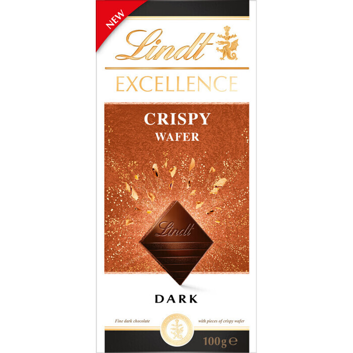 Lindt Excellence crispy wafer dark (100g)
