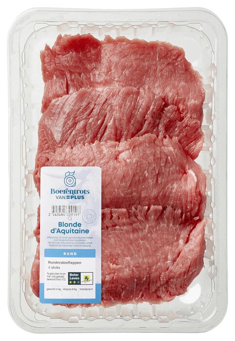 Beter leven Runderstooflappen 2st (260g)