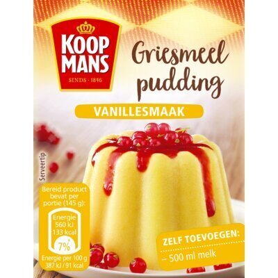 Koopmans Griespudding vanille (80g)