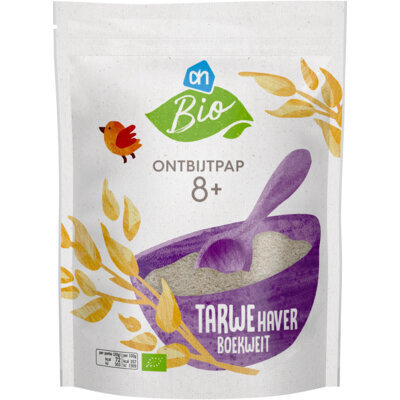 AH Bio Ontbijtpap Tarwe Haver Boekweit 8+ 200 g (200g)