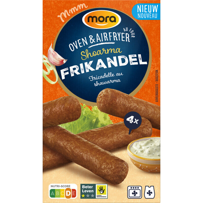 Mora Oven & Airfryer Shoarma Frikandel 4 x 70g (280g)