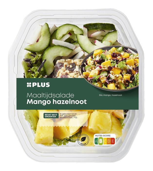 PLUS Maaltijdsalade mango hazelnoot (Bakje, 400g)