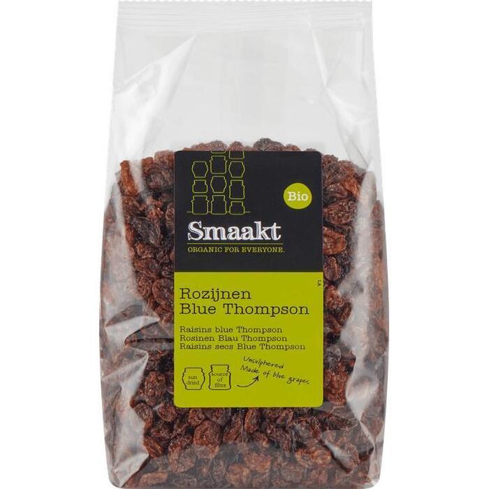 Biologische rozijnen Thompson (Zak, 500g)