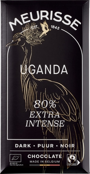 Pure chocolade Uganda 80% (100g)