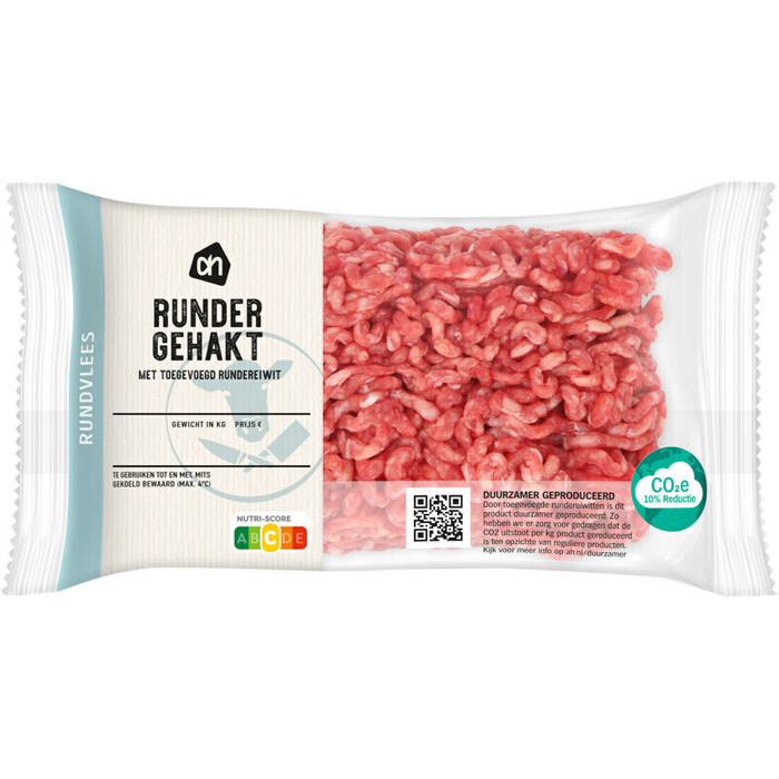 AH Rundergehakt met toegevoegd rundereiwit (300g)
