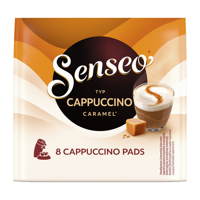SENSEO KOFFIEPADS CAPPUCCINO CARAMEL 92G 8P BAG (8 × 11.5g)