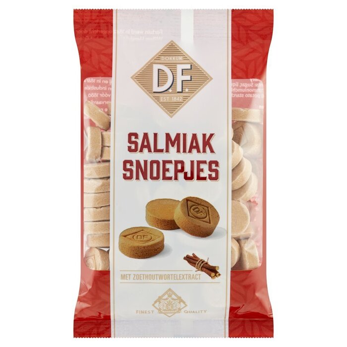 D.F. Salmiak Snoepjes met Zoethoutwortelextract 200 g (200g)