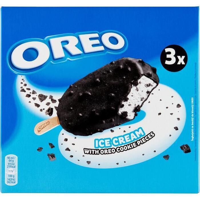 Oreo Ice Cream with Oreo Cookie Pieces 3 Stuks 192g (192g)