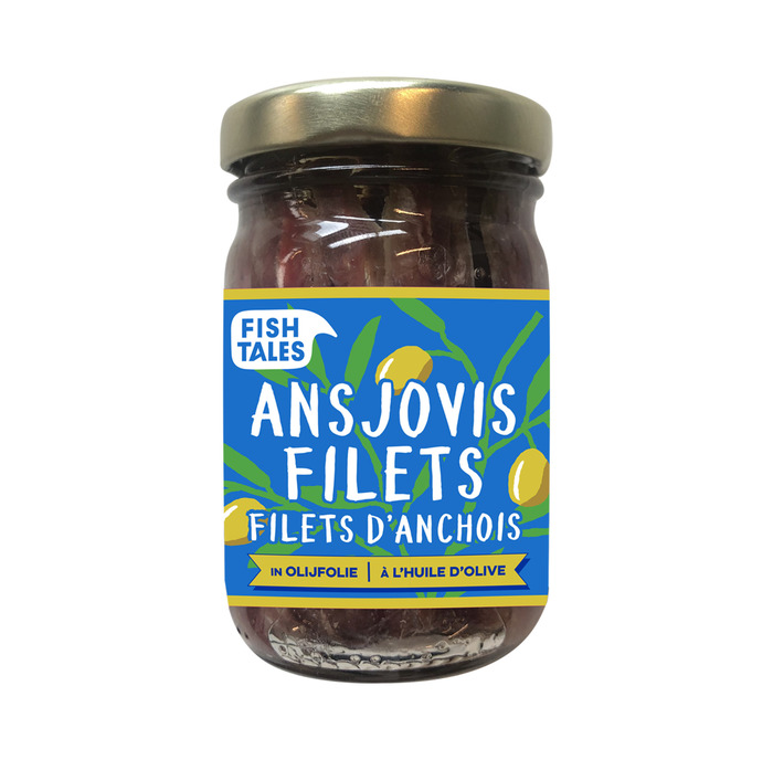 Ansjovis in olijfolie (95g)