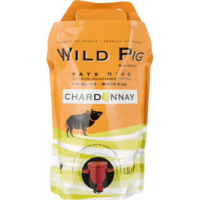Wild Pig Chardonnay pouch (1.5L)