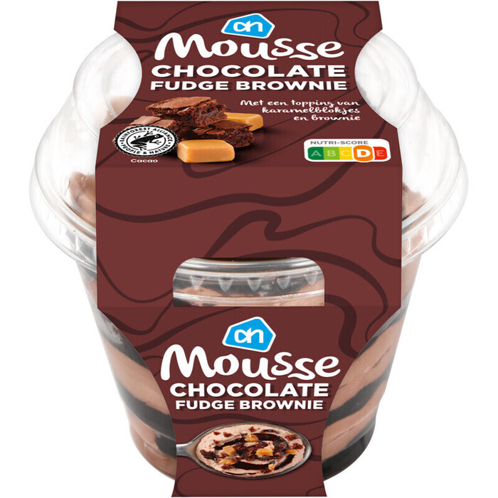 AH Mousse chocolate fudge brownie (110g)