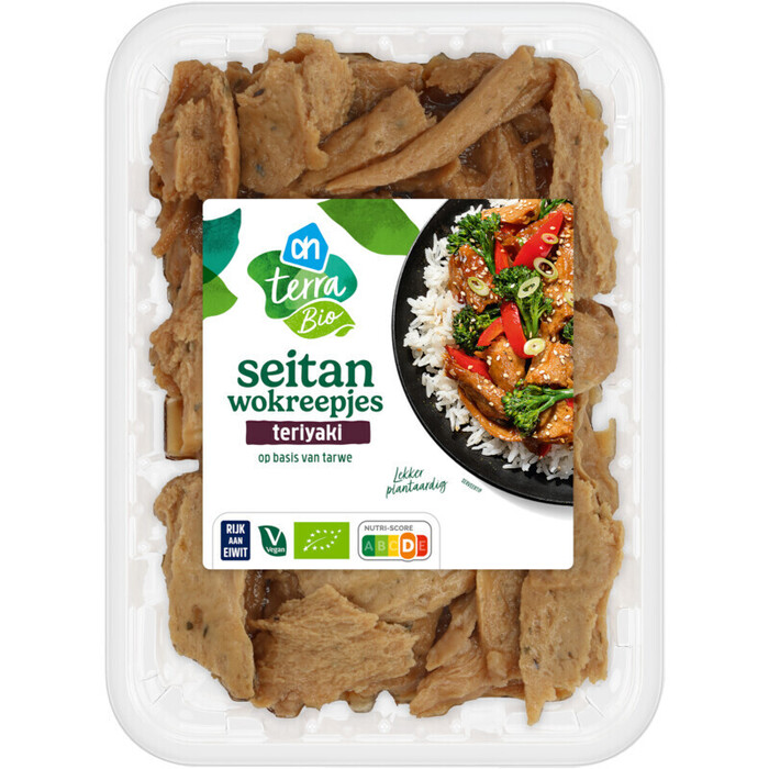 AH Terra Biologische seitan wokreepjes teriyaki (250g)