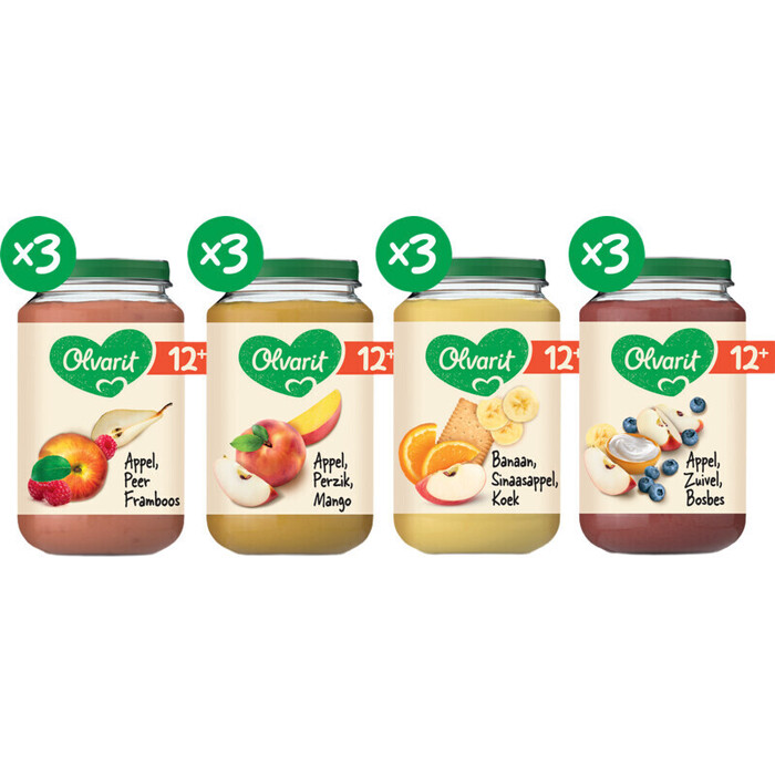 Appel peer framboos 12 mnd (Pot, 200g)