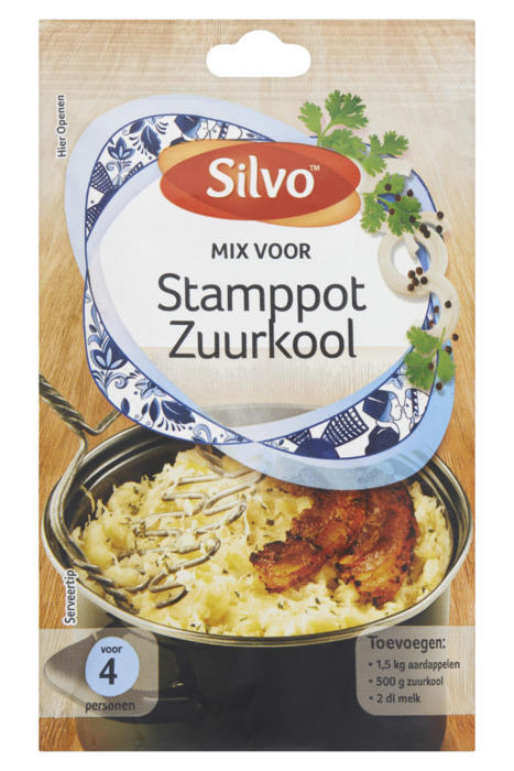 Mix stamppot zuurkool (Zak, 25g)
