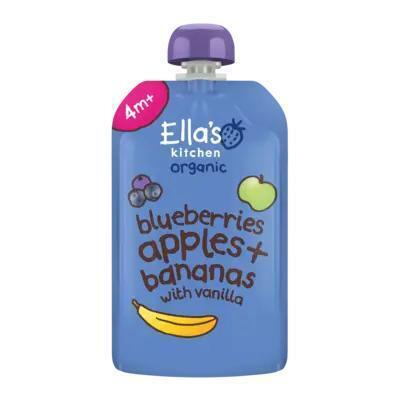 Ella's Kitchen Smoothie Blueberries apples + bananas 120 gram (Zak, 120g)