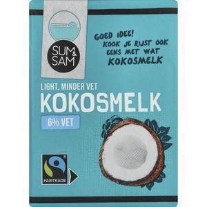 Sum & sam kokosmelk 500gr 6% (500g)