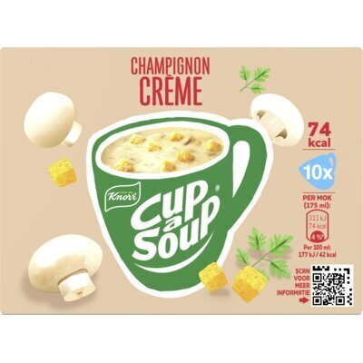 Knorr Cup-a-soup champignon crème 10-pack (170g)