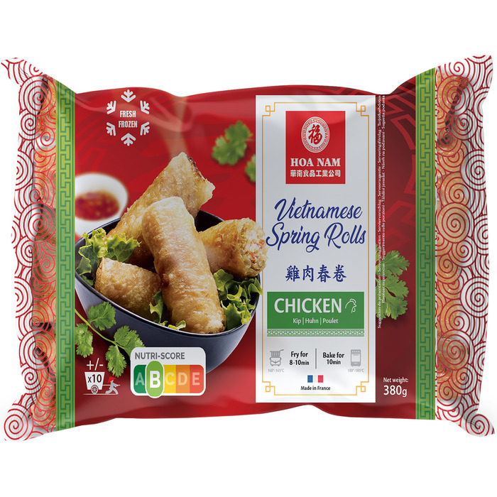 Hoa Nam Vietnamese spring rolls chicken (380g)