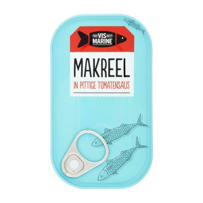 Vismarine Makreel in tomatensaus (125g)