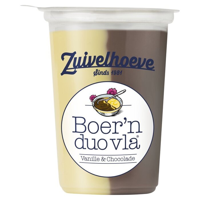 Boer'n Duo Vla® Vanille Choco 450 g (450g)