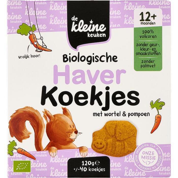 Biologische haverkoekjes 1,5jr+ (Zak, 120g)