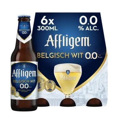 Affligem Belgisch Wit Bier 0.0 Fles 30 cl (6 × 30cl)