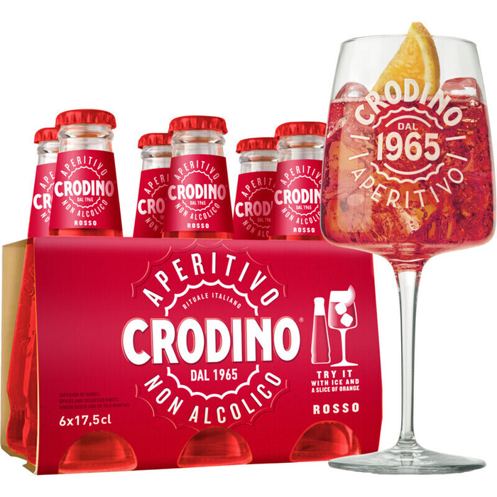 Crodino Rosso 6 x 175ML (6 × 175ml)