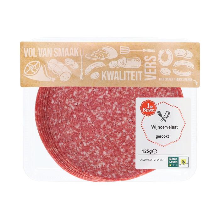Wijncervelaat gerookt (125g)
