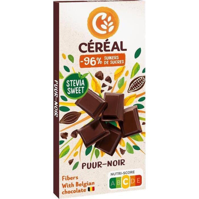 Puur Stevia chocola (reep, 85g)
