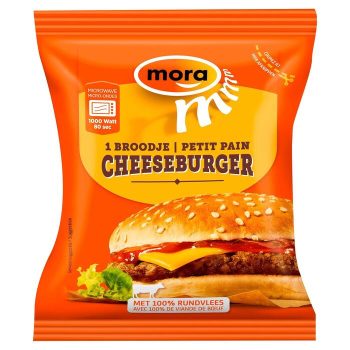 Broodje cheeseburger (Zak, 130g)